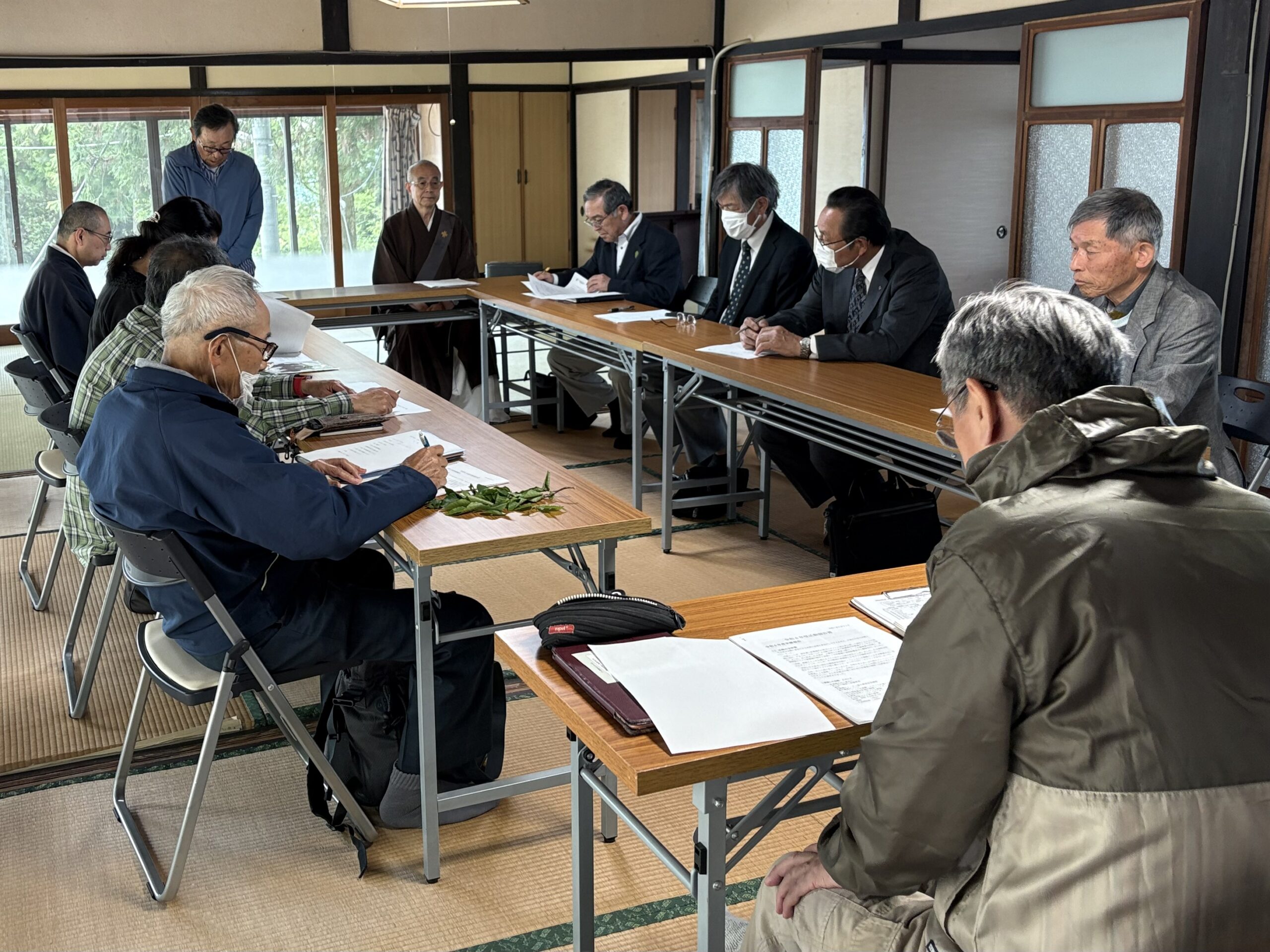 令和７年度総会とブナ育成状況報告